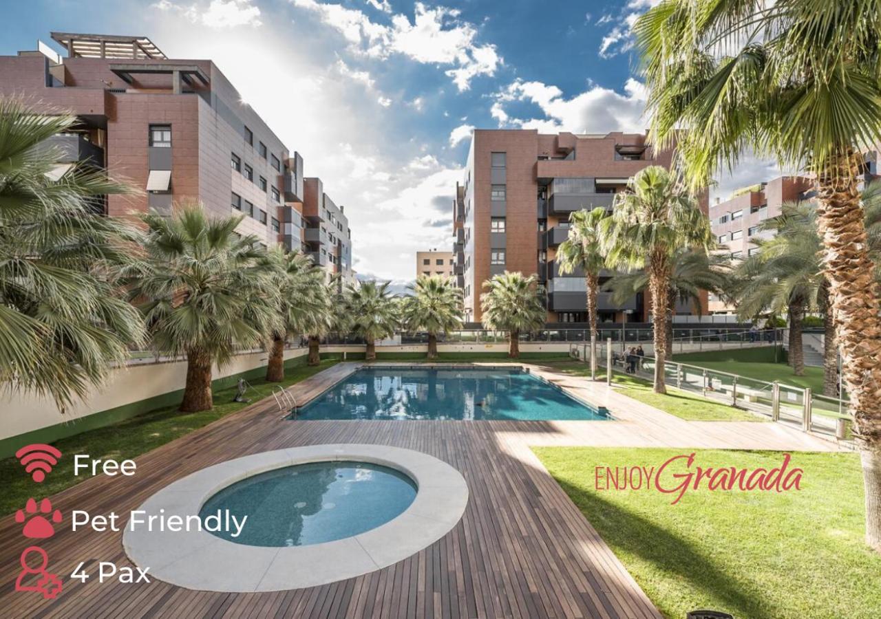 Enjoygranada Emir 3f - Pool, Gym & Free Parking Căn hộ *